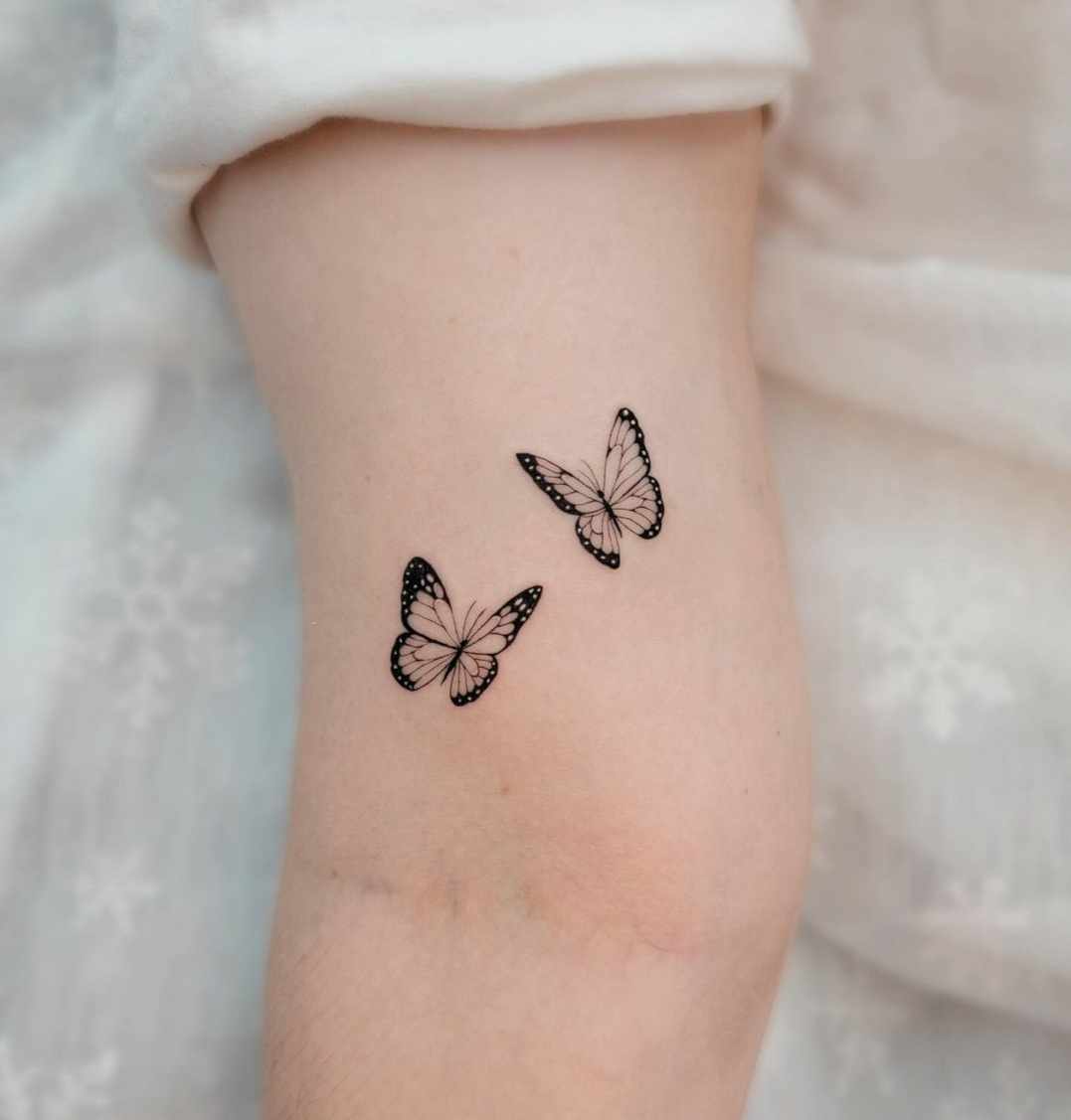 2-baby-butterflies-tattoo-ideas