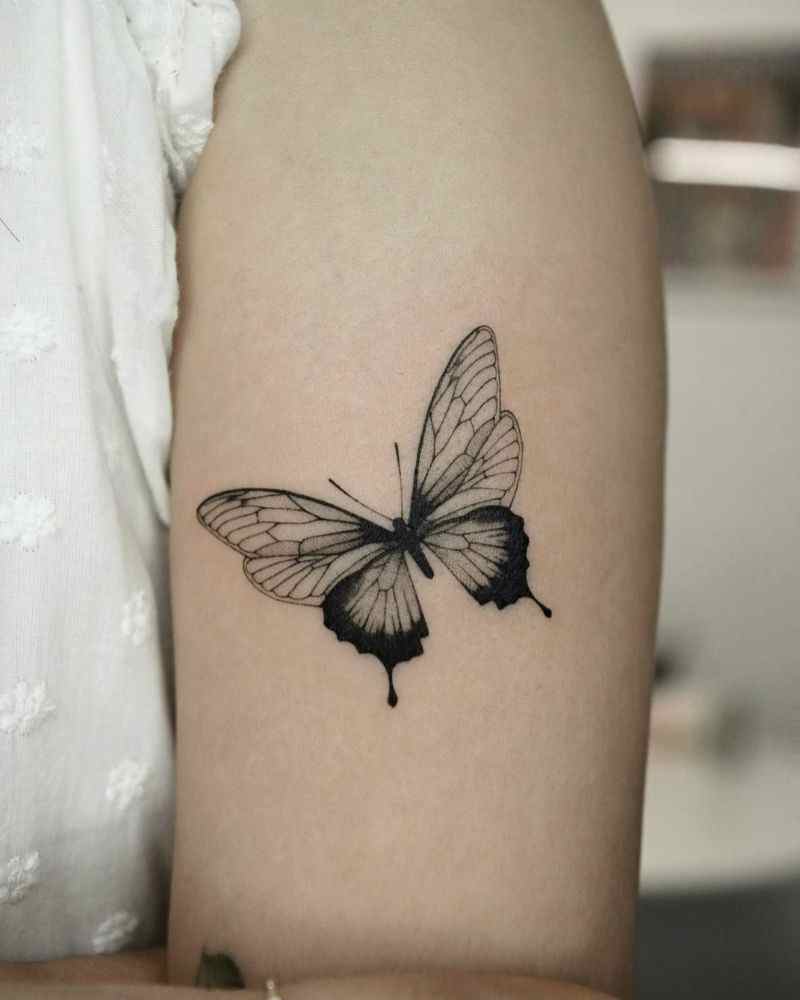 black-butterfly-tattoo