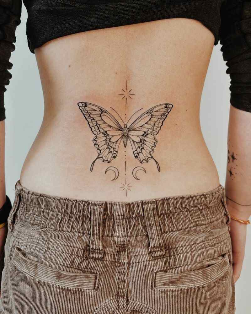butterfly-tattoo-at-lower-back