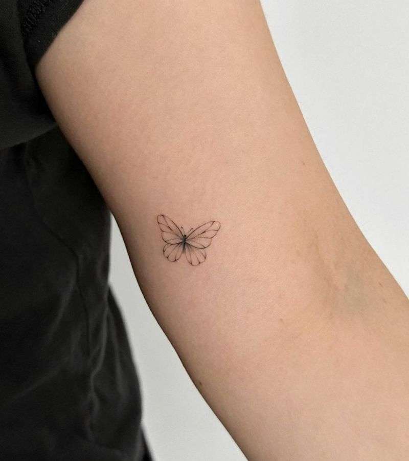 minimalist-butterfly-tattoo