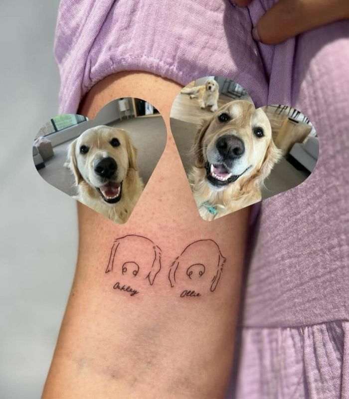 minimalistic-dog-outline-tattoo