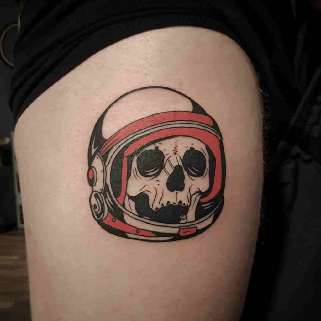 traditional-style-astronaut-skull-tattoo
