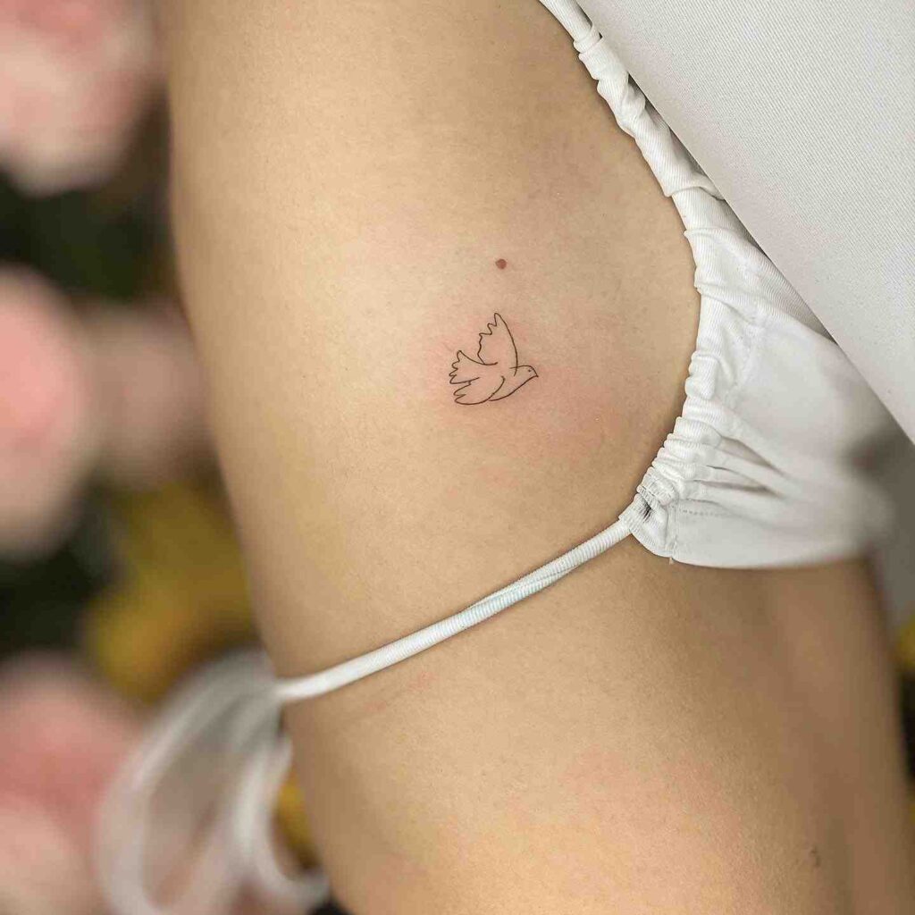 small-minimal-dove-tattoo