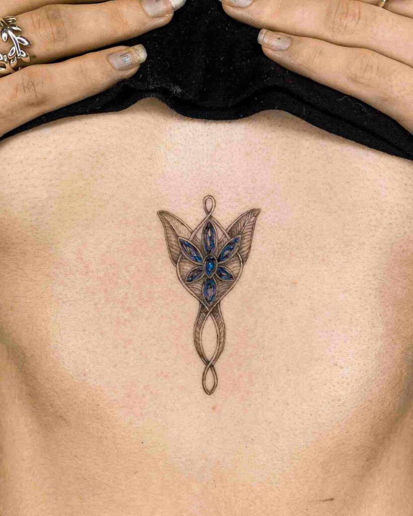 evenstar-lord-of-the-rings-tattoo-ideas-8