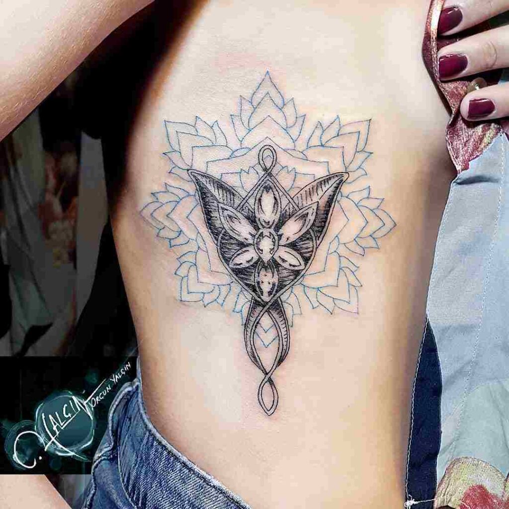 delicate-evenstar-tattoo-design-for-women-6