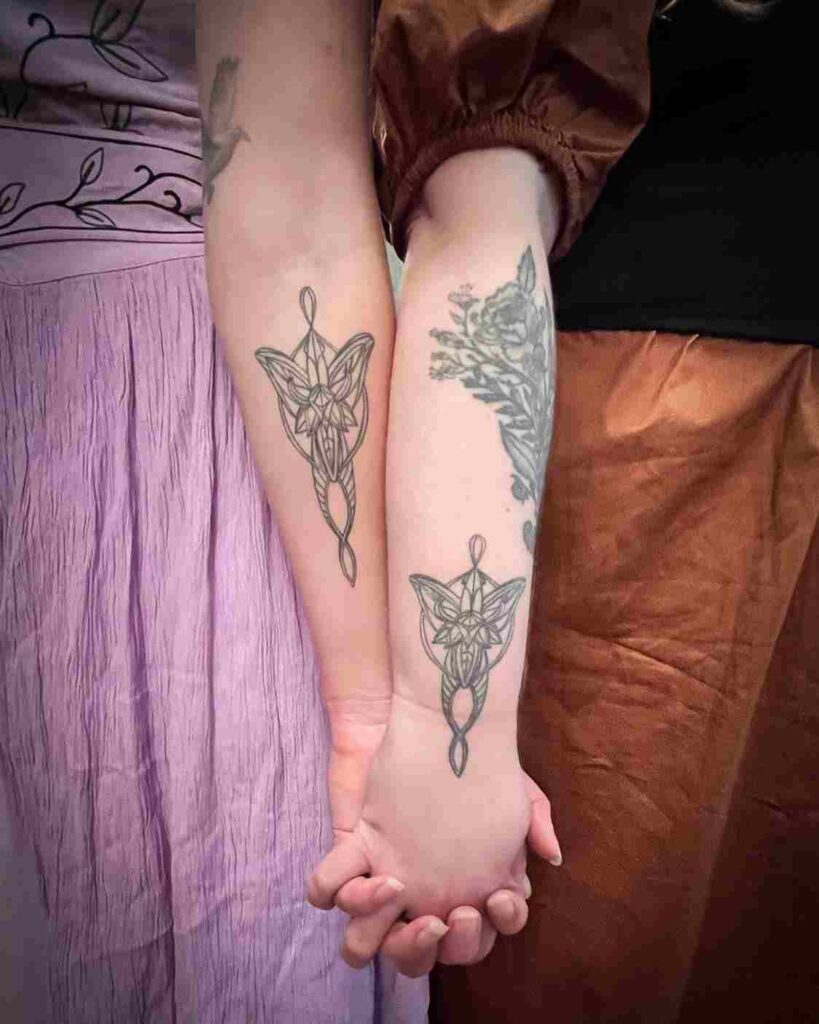 evenstar-tattoo-ideas-for-women-matching