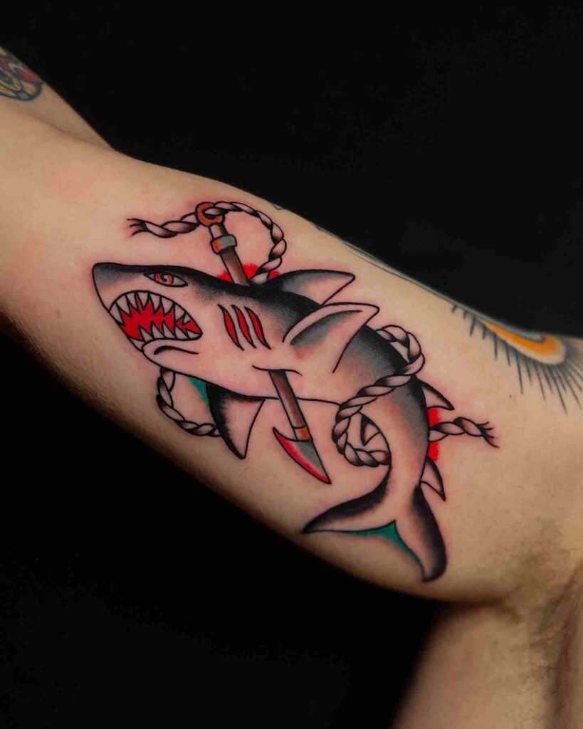 25 Shark Tattoos That Channel Your Inner Predator and Peace - Tattoo ...