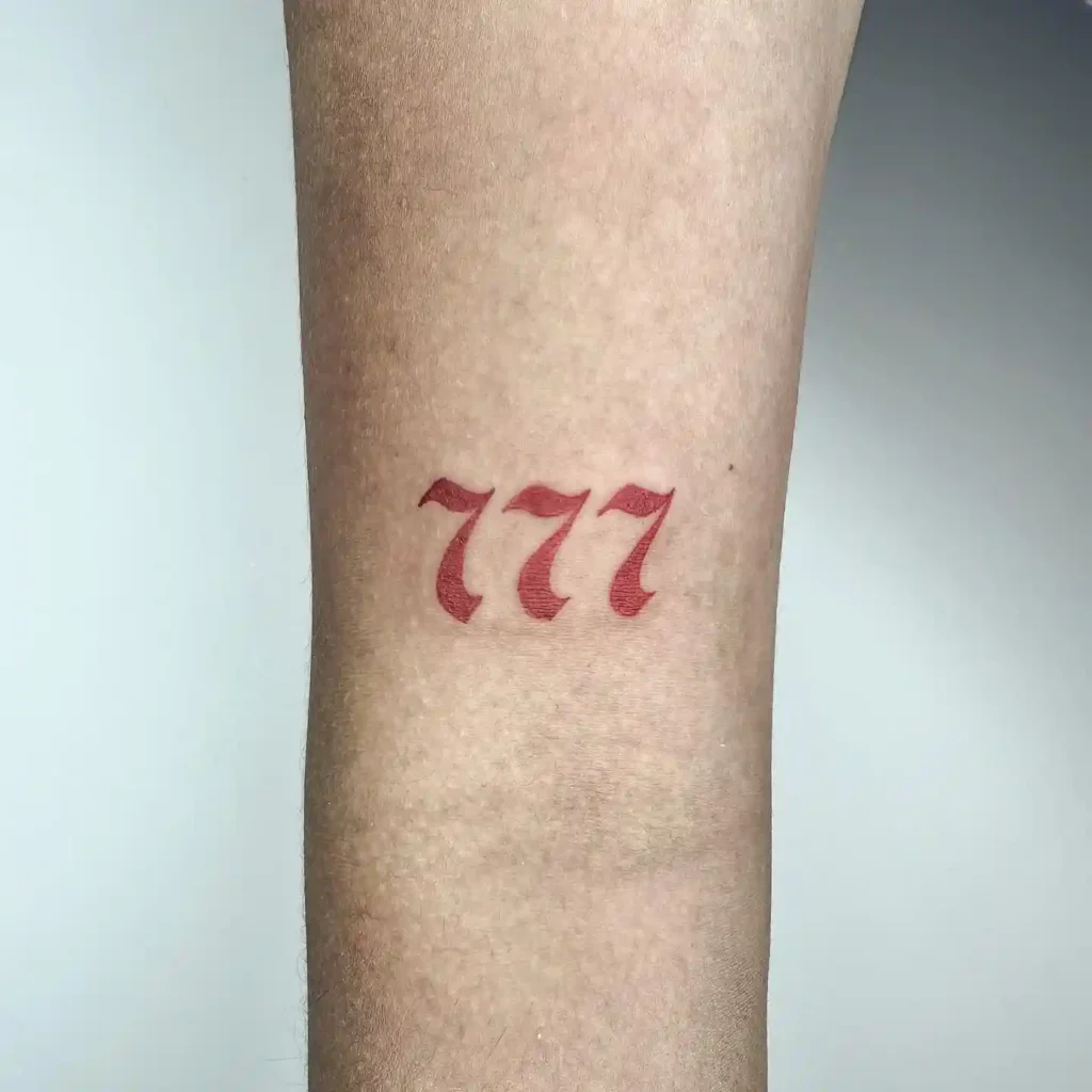 777 tattoo ideas