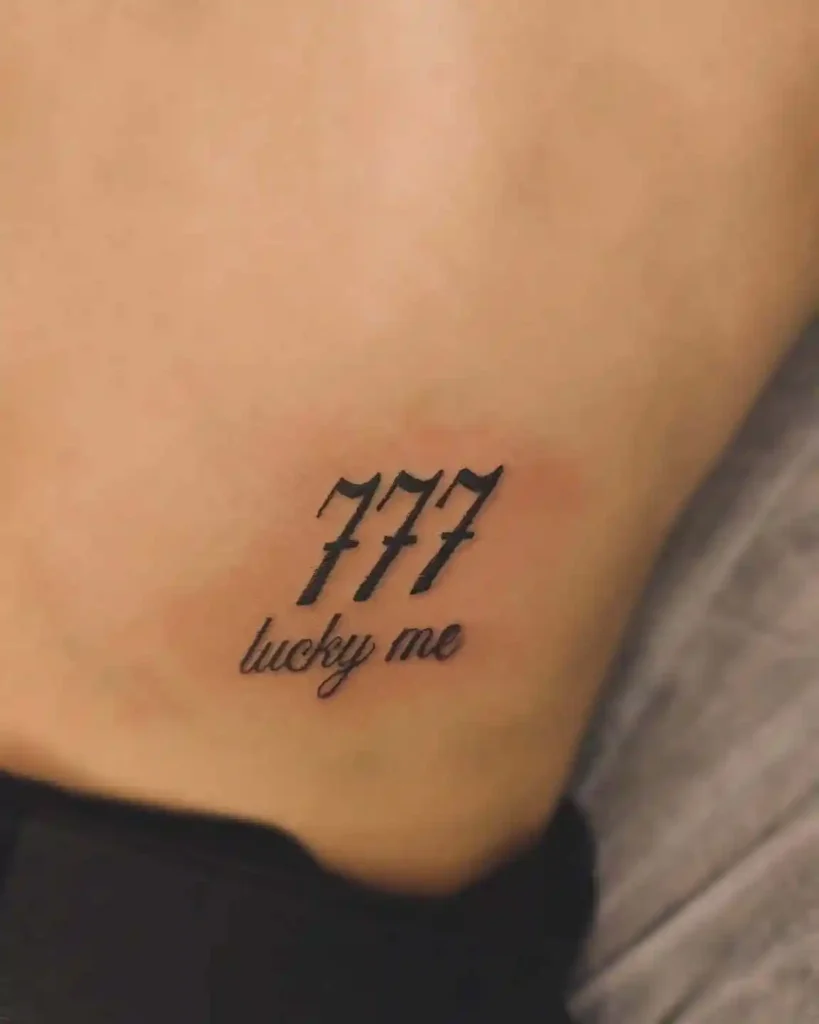 777 tattoo ideas