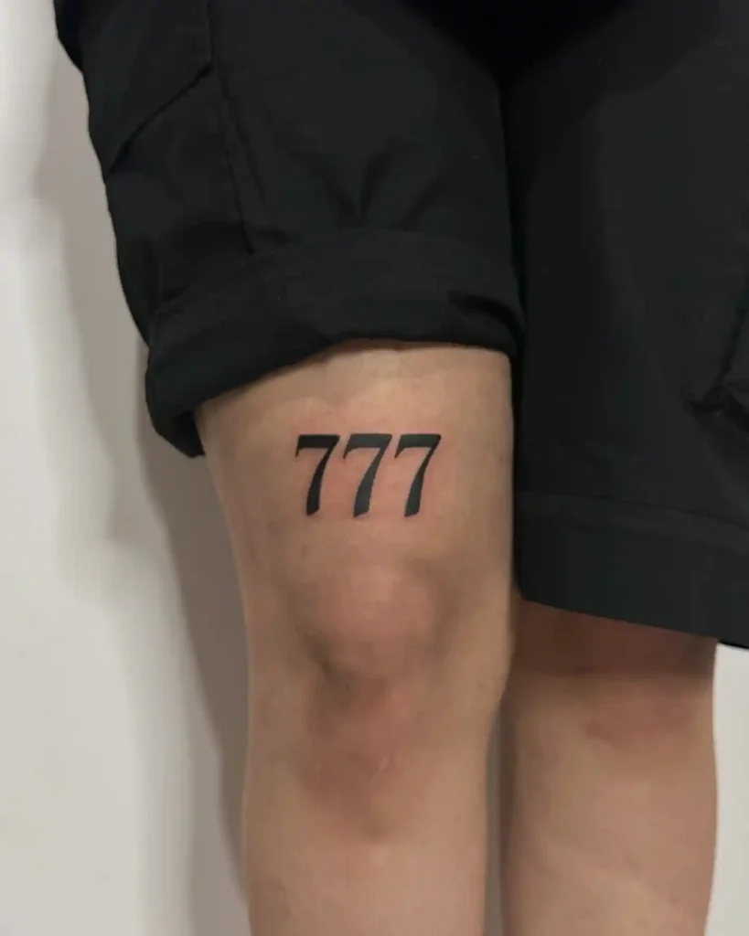 777 tattoo ideas