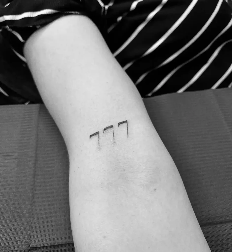 777 tattoo ideas