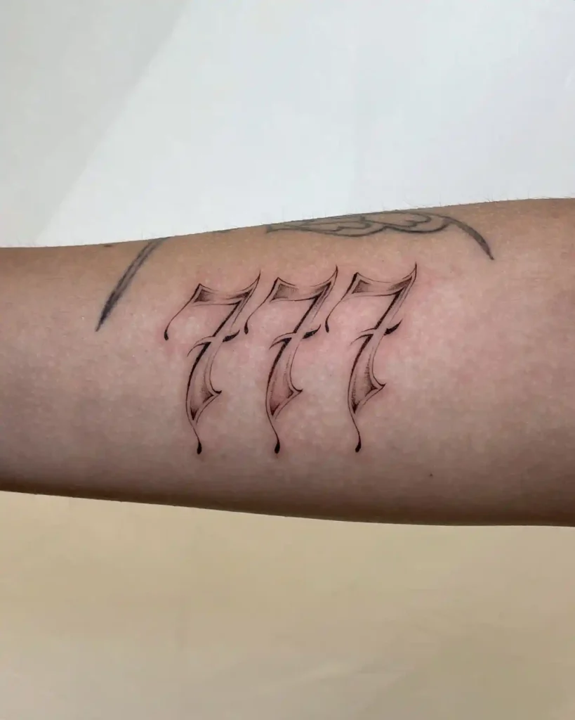 777 tattoo ideas