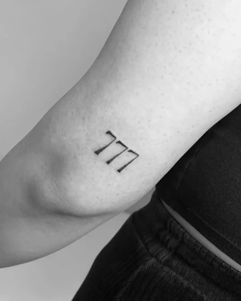 777 tattoo ideas