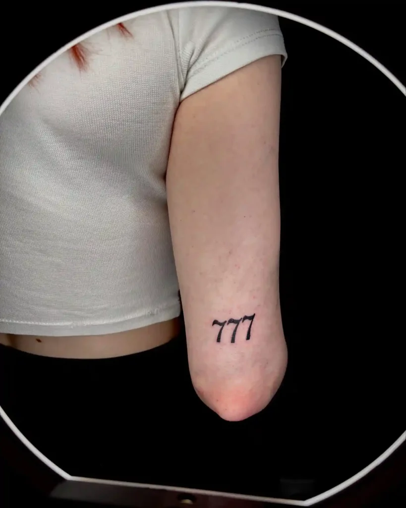 777 tattoo ideas