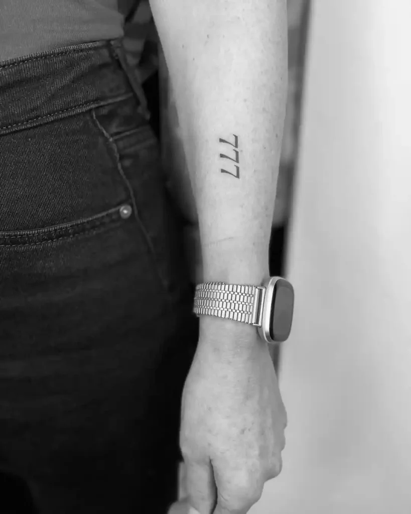 777 tattoo ideas