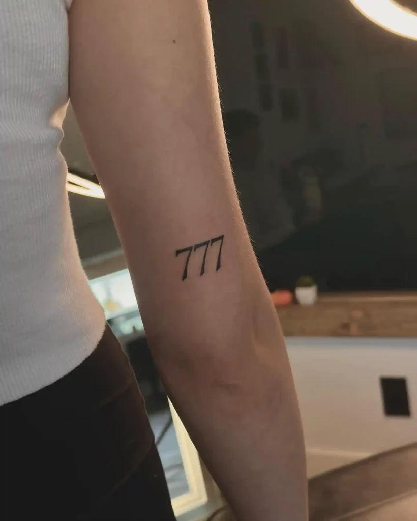 777 tattoo ideas