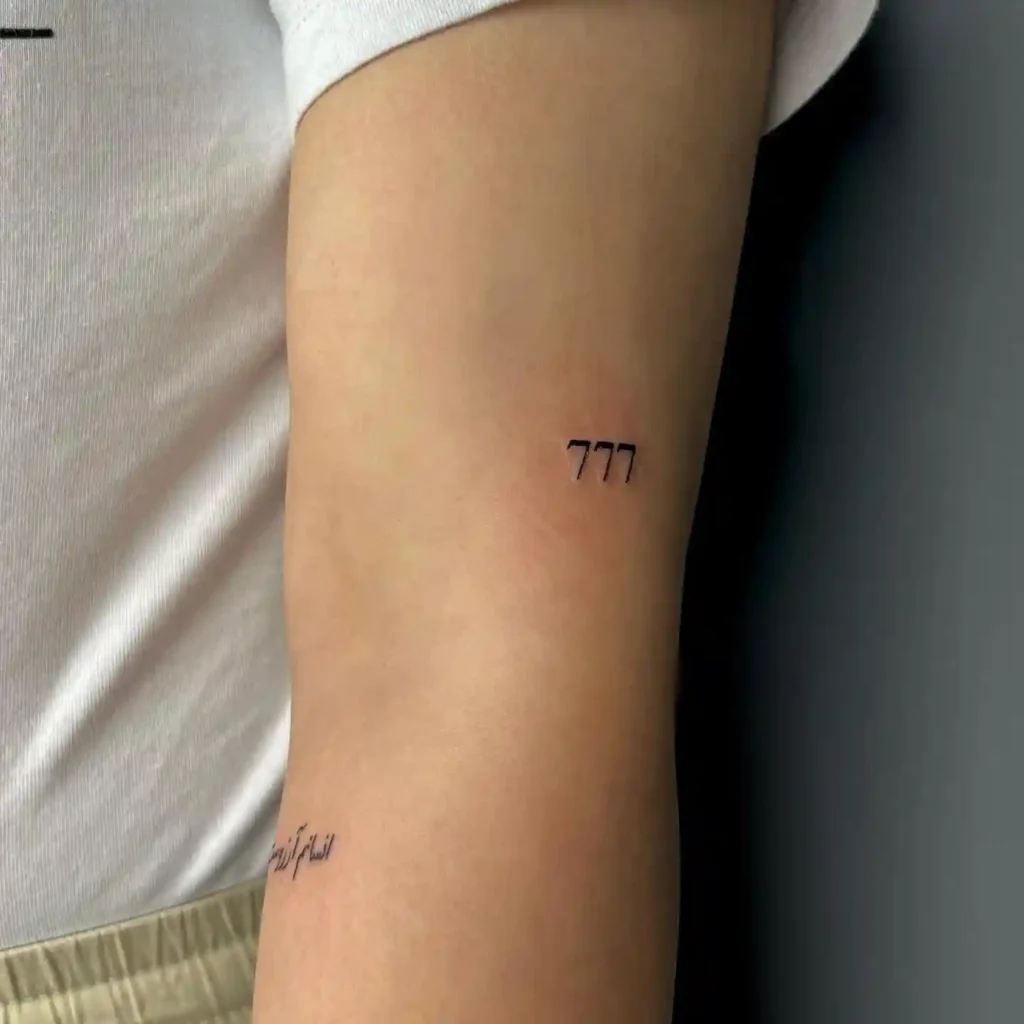 777 tattoo ideas