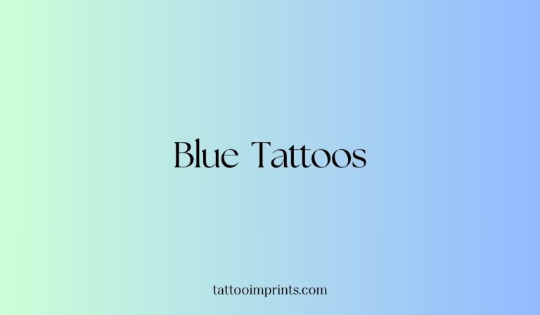 47 Blue Tattoo Shades for Every Skin Tone