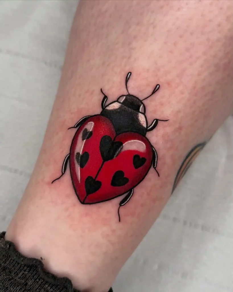 Ladybug Tattoo Design