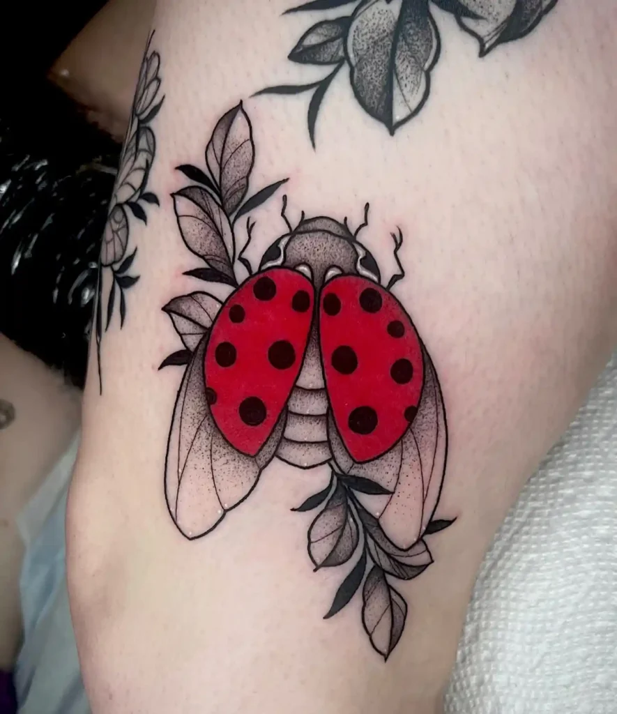 Ladybug Tattoo Design