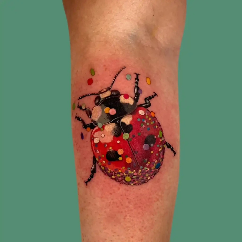 Ladybug Tattoo Design