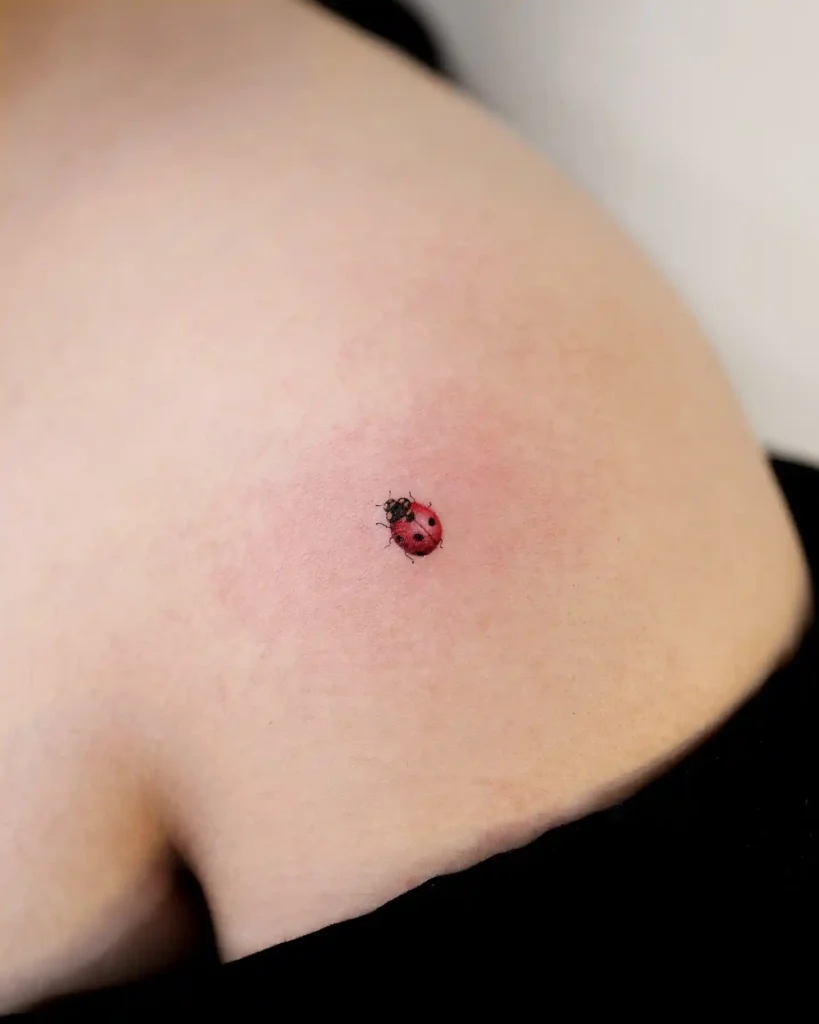 Ladybug Tattoo Design