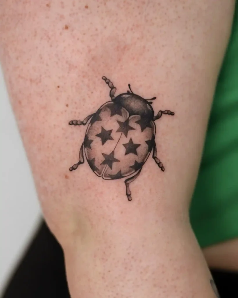 Ladybug Tattoo Design
