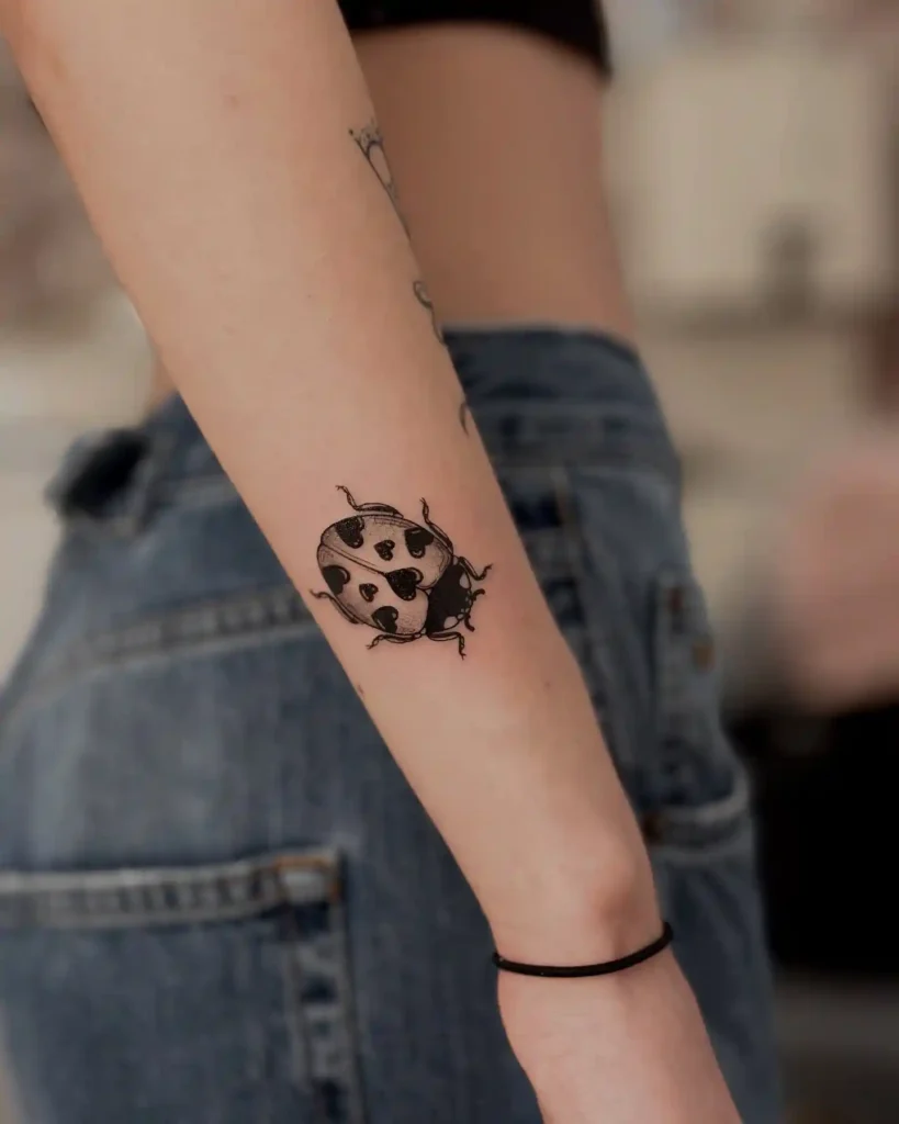 Ladybug Tattoo Design