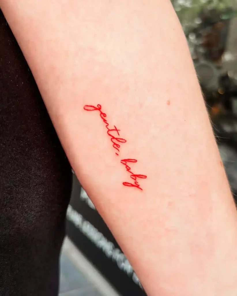 lettering tattoo ideas and placement