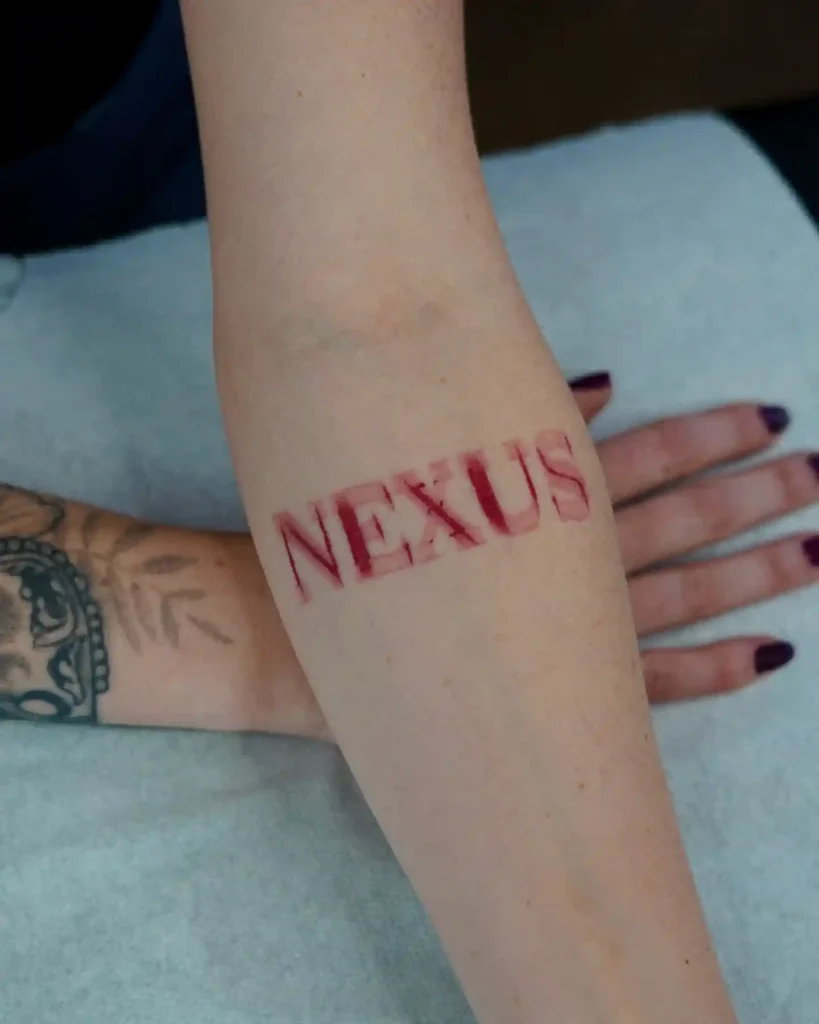 lettering tattoo ideas and placement