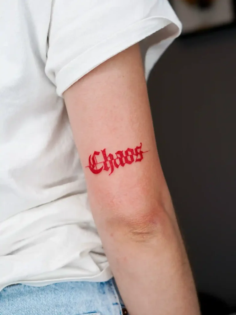 lettering tattoo ideas and placement
