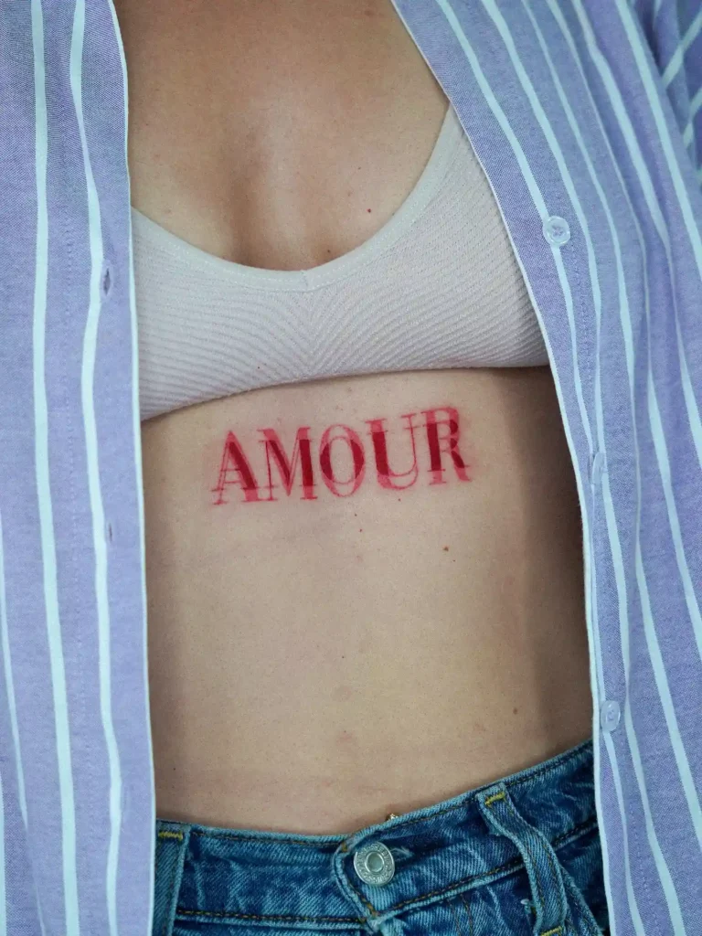 lettering tattoo ideas and placement
