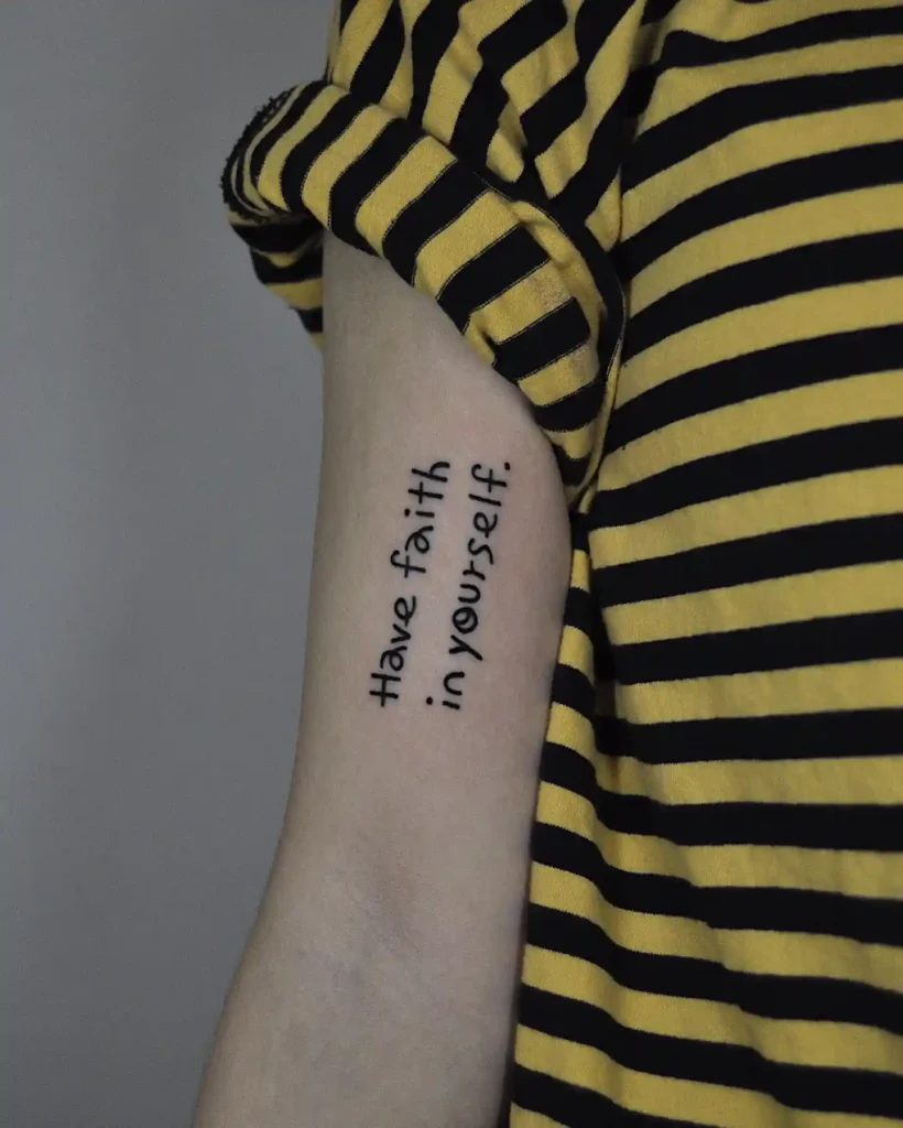 lettering tattoo ideas and placement
