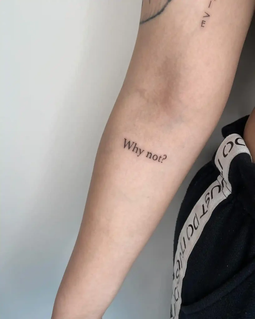 lettering tattoo ideas and placement