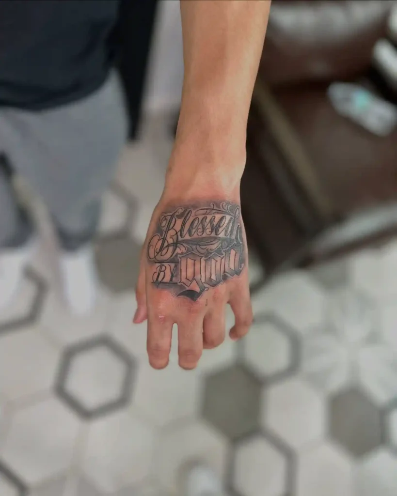 lettering tattoo ideas and placement