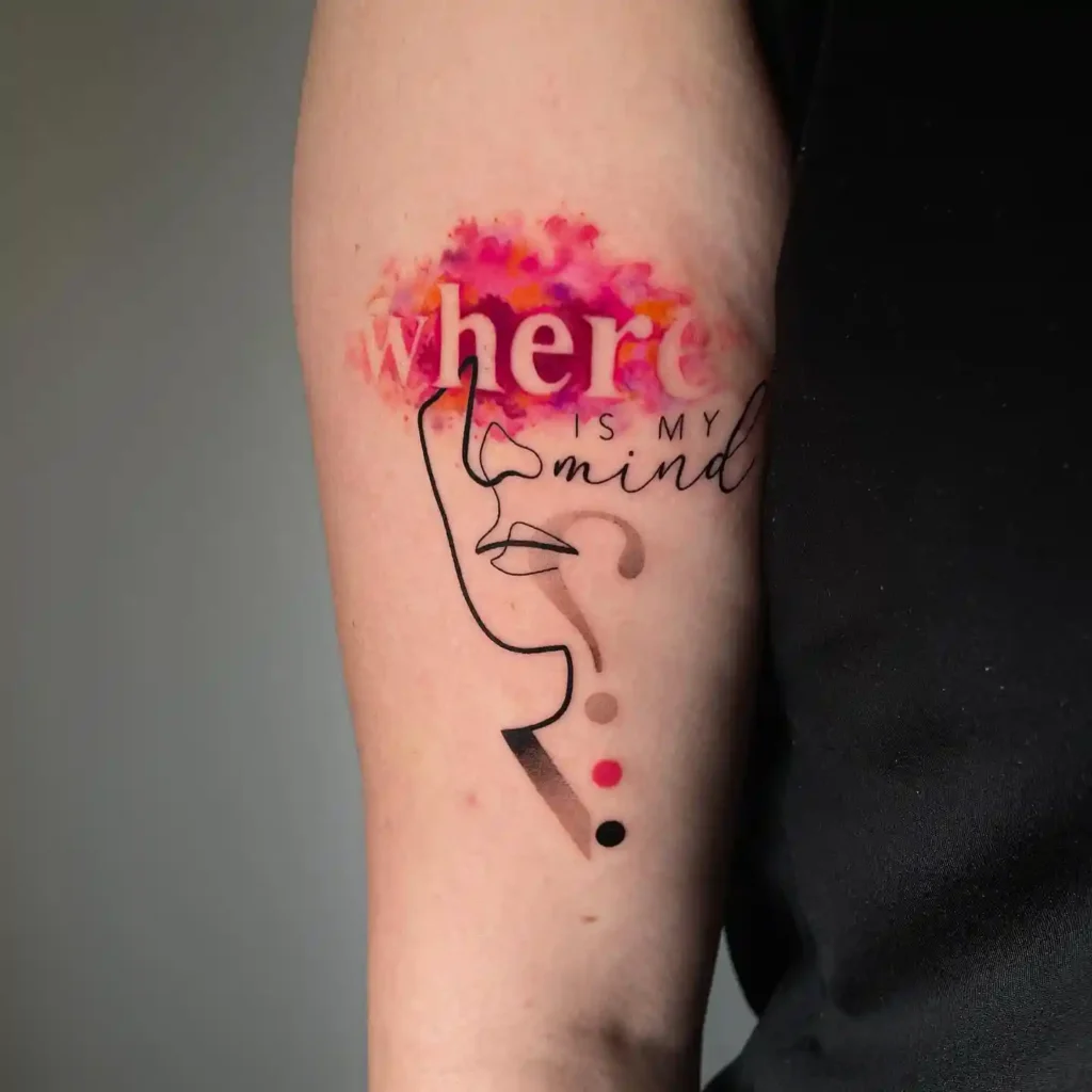 lettering tattoo ideas and placement