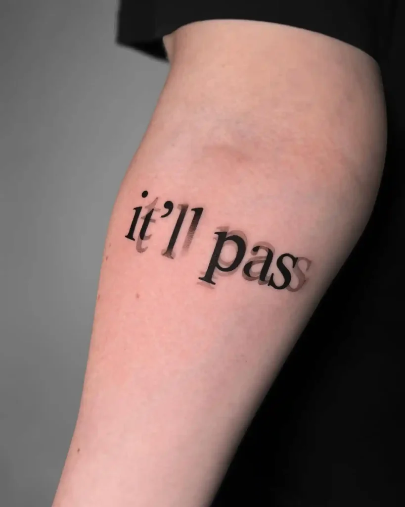 lettering tattoo ideas and placement