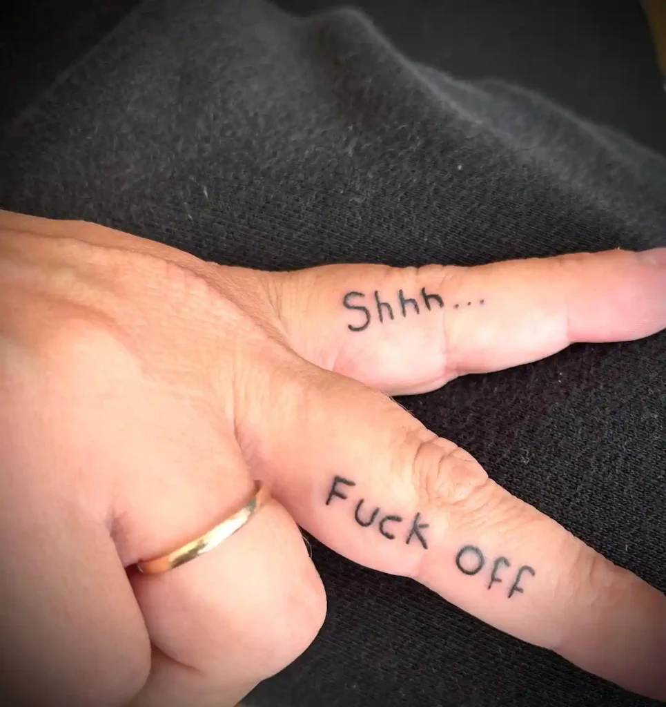 lettering tattoo ideas and placement