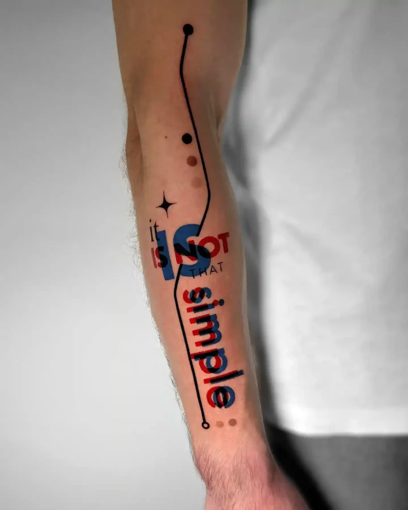 lettering tattoo ideas and placement