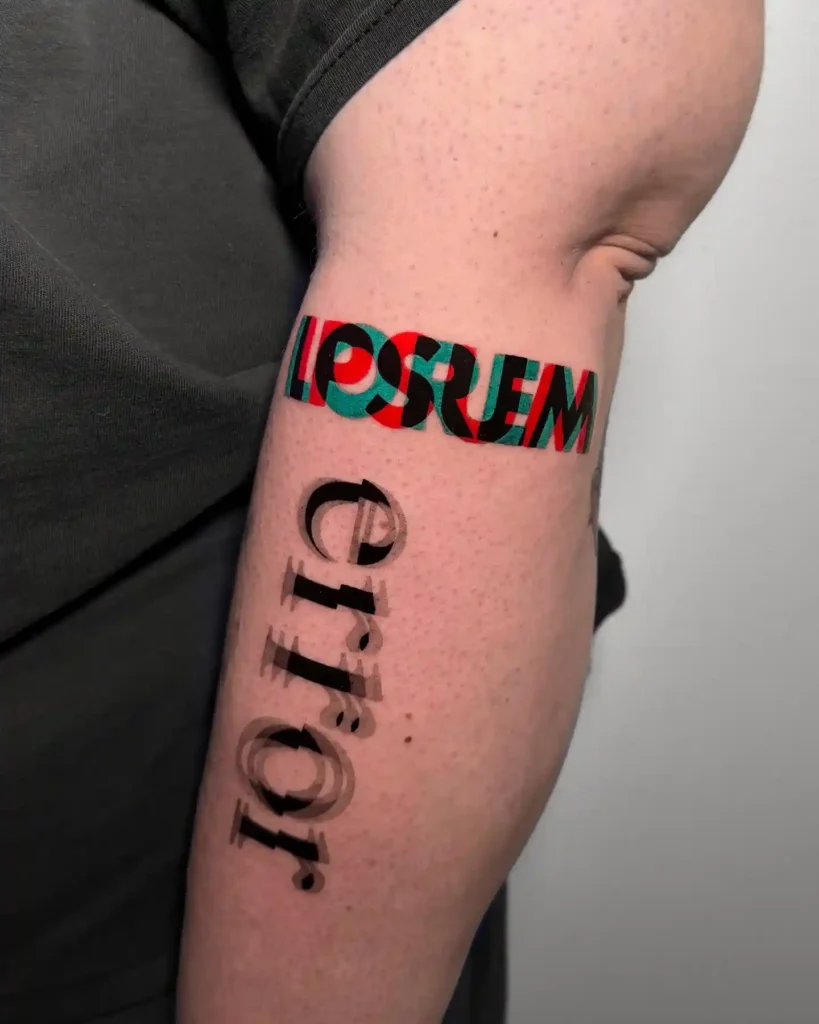 lettering tattoo ideas and placement