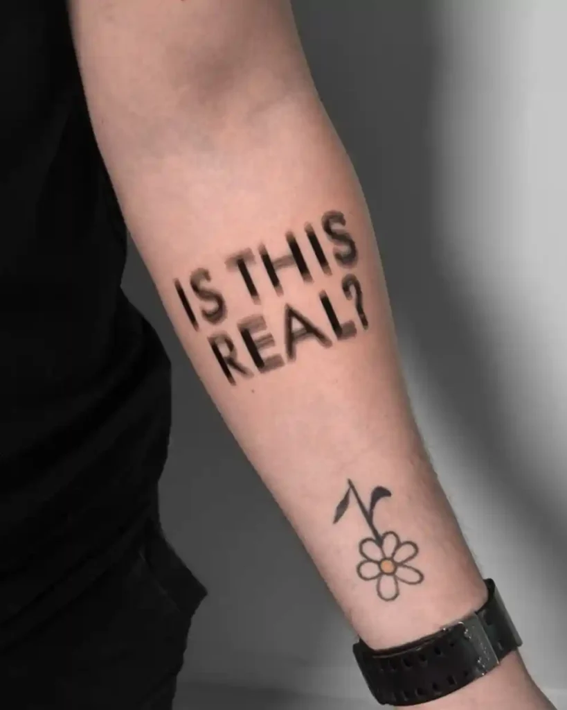 lettering tattoo ideas and placement
