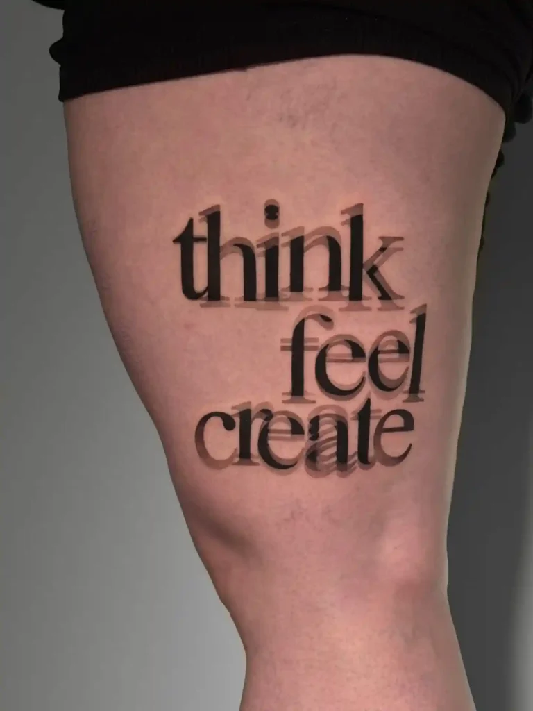 lettering tattoo ideas and placement