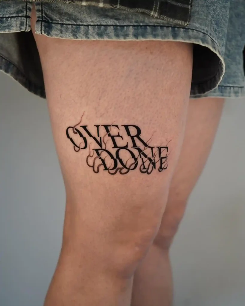 lettering tattoo ideas and placement