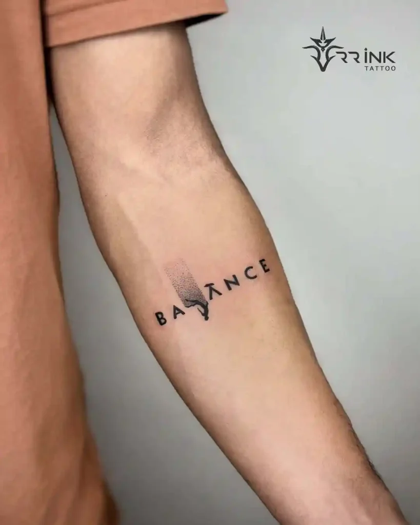 lettering tattoo ideas and placement