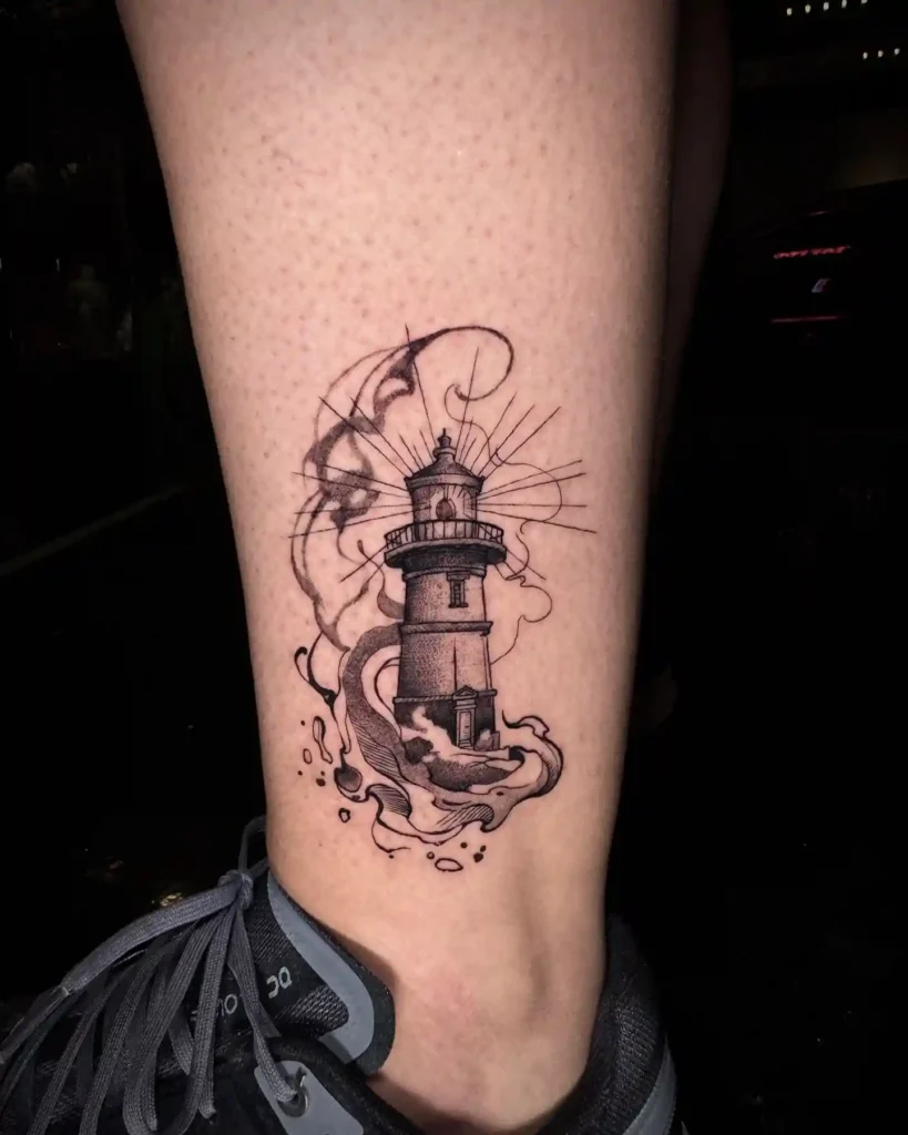 lighthouse tattoo ideas