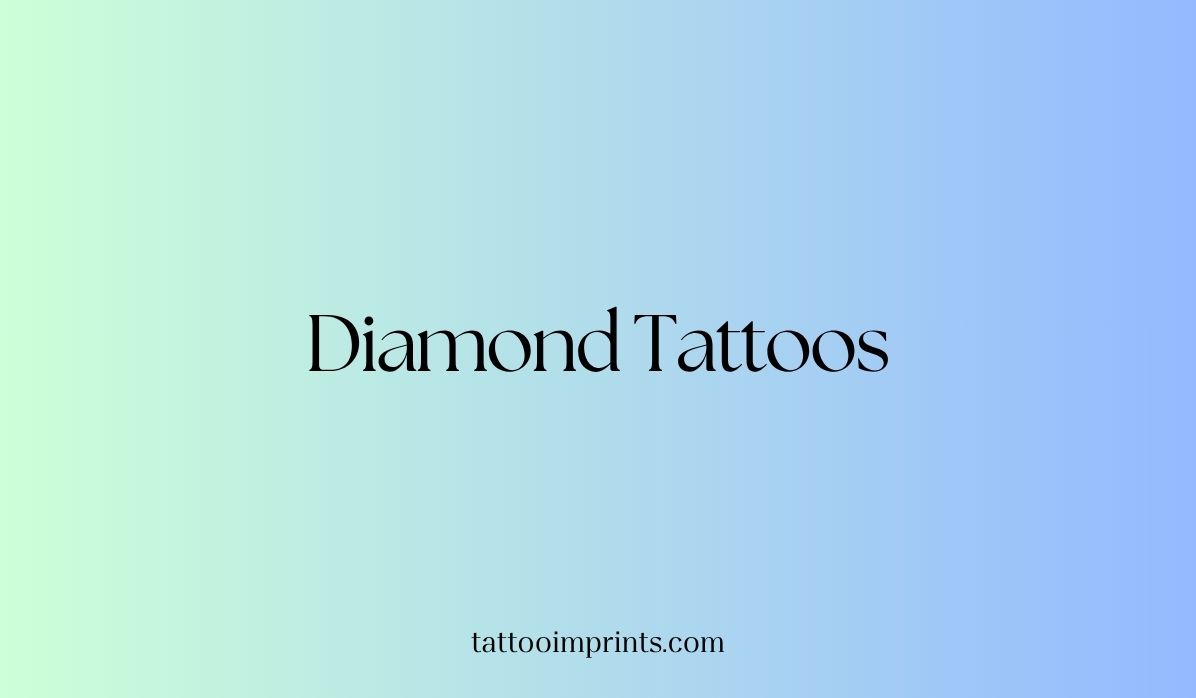 diamond tattoo ideas featured image