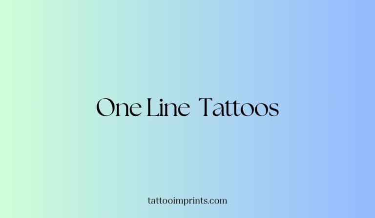 one line tattoo ideas featured image