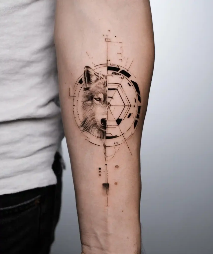 Wolf Tattoo Design