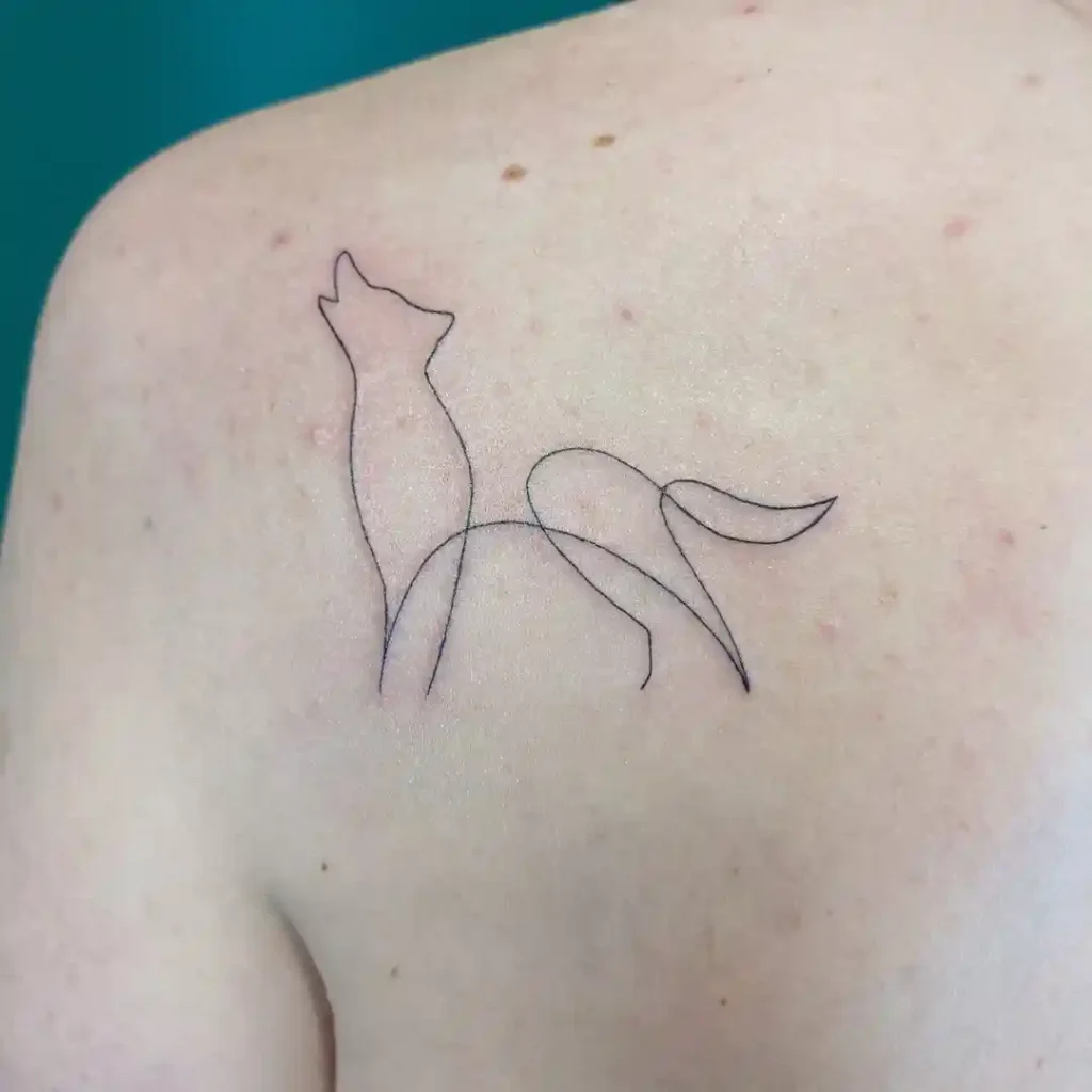 Wolf Tattoo Design