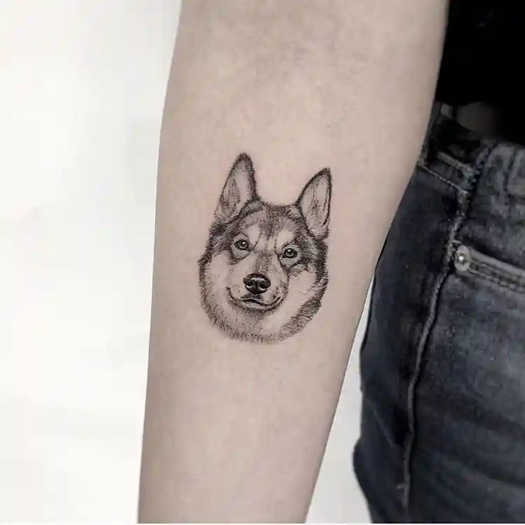 Wolf Tattoo Design